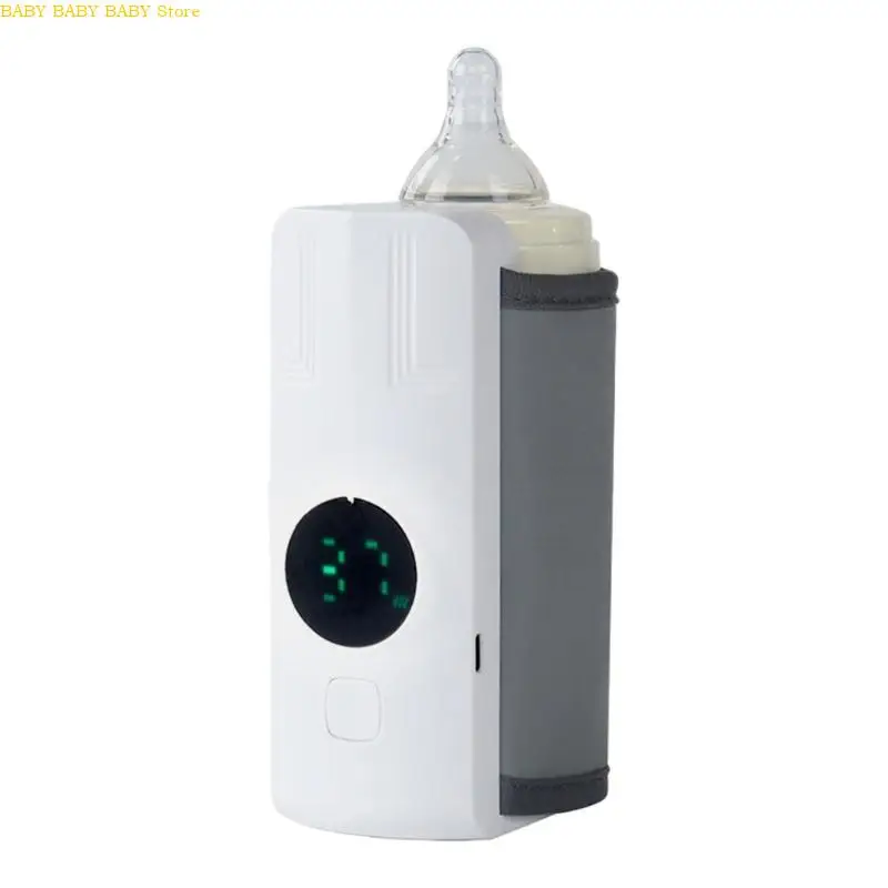 Q81A سخان زجاجات يعمل بمنفذ USB لتدفئة زجاجات الأطفال وحافظة حرارة حليب الأطفال