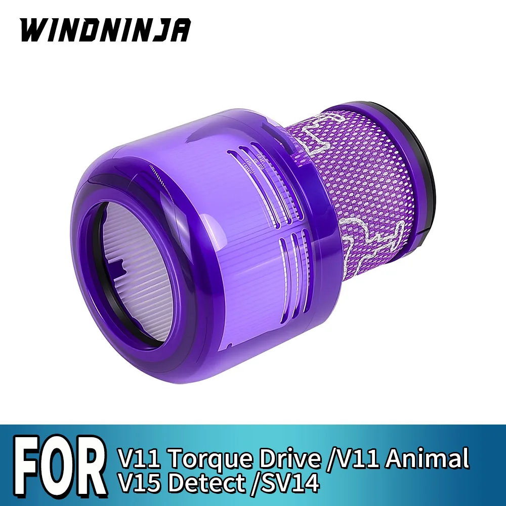 Waschbarer HEPA-Filter für Dyson V11 Animal / V11 Torque Drive / SV14 / V15 Detect Staubsauger Ersatzteil für Dyson V11.
