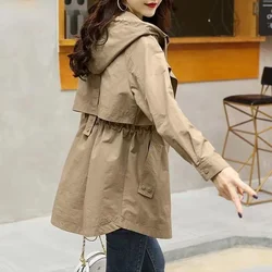 2024 Fall and Winter New Plus Size Women's Trench Coat Fashion Casual Warm Lapel Jacket Oversized Loose