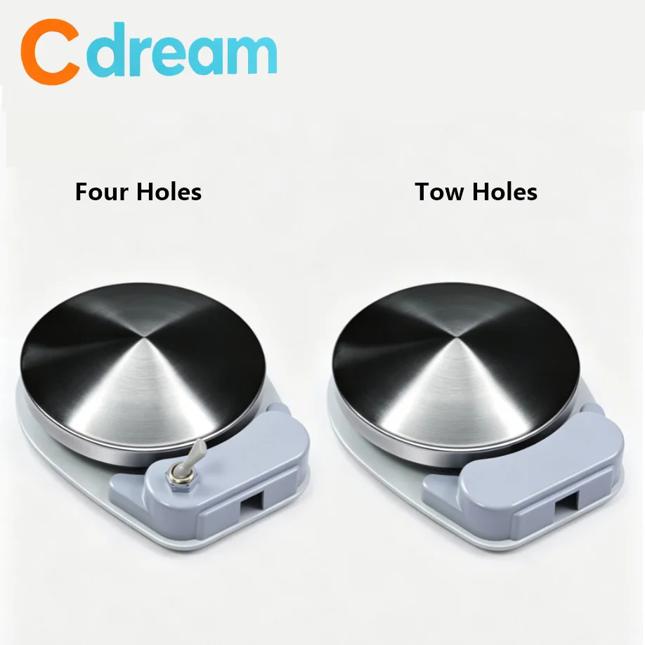 Dental Foot Pedal Switch Round 2-Hole/4-Hole Foot Control Switch Replacement Spare Parts for Dental Chair Unit