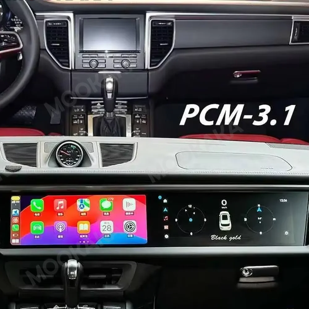 For Porsche Macan 2014-2017 Car Radio CarPlay Android Auto Multimedia Player Head Unit For Porsche Dual Screen Modification Navi