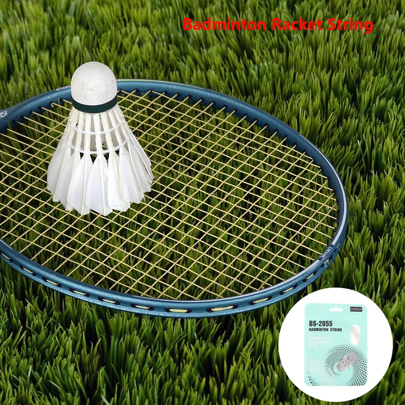 Cuerda de raqueta de Bádminton de alta elasticidad, cuerda de entrenamiento profesional, resistencia de 0,68 MM, competición de Bádminton