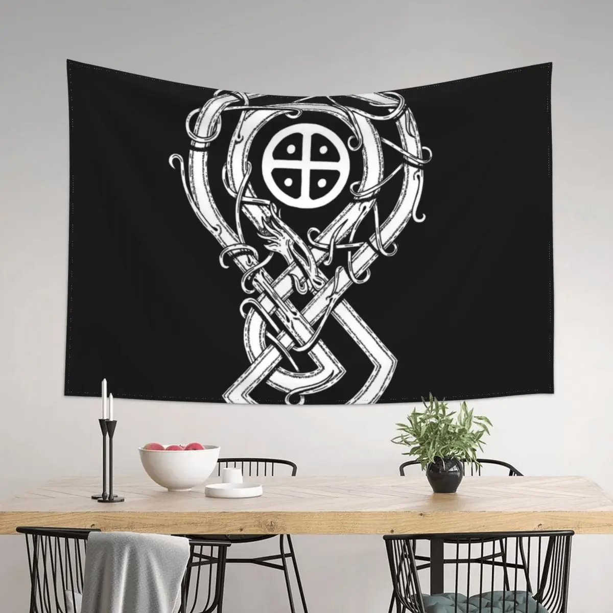 

Sun Cross Dragon SOLAR WARDEN Tapestry Bedroom Decoration Custom Decoration For Home Tapestry