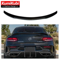 FD Style Rear Spoiler Trunk Wing Paint Black Carbon For 2015-2021  Mercedes Benz C CLASS W205 C205 C250 C300 2 Door Coupe