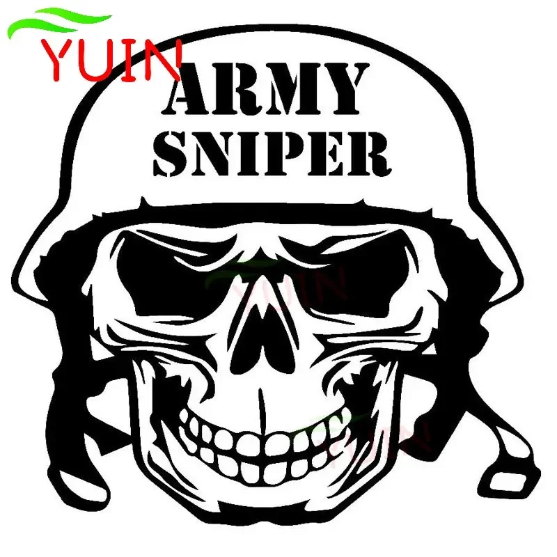 

Car Sticker Motorcycle Decals Personality Army Skeleton Sniper Funny Fashion PVC Decorative Accessories Waterproof Anti-UV Decal