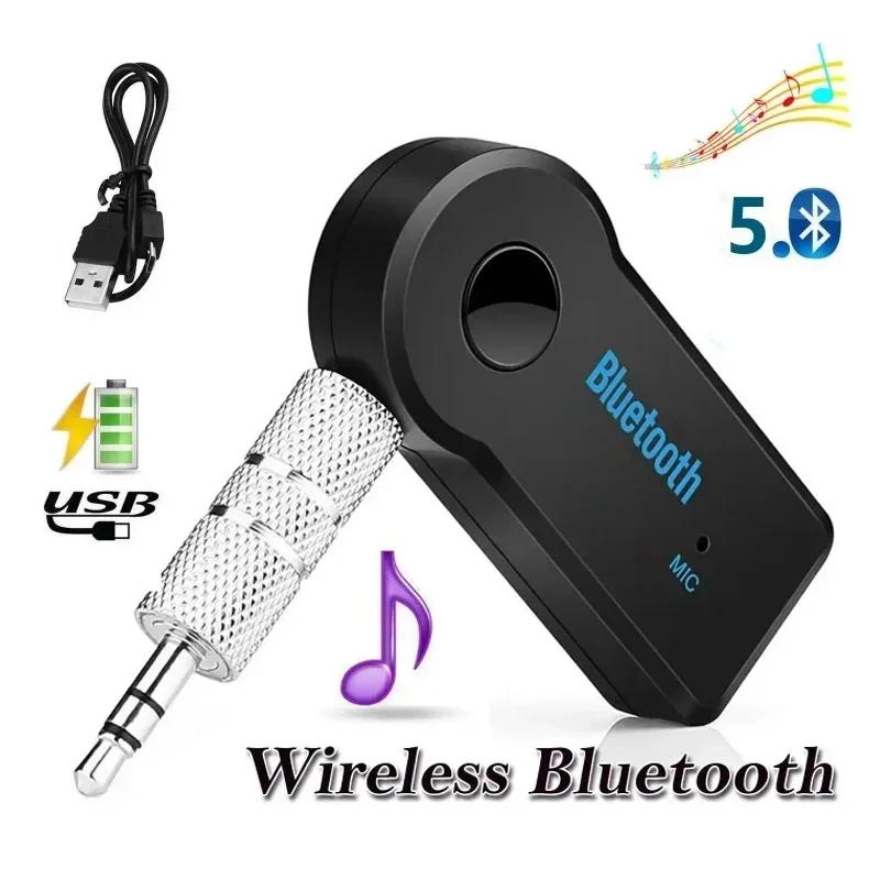 المتكلم استقبال بلوتوث AUX استقبال ستيريو الناتج الموسيقى سيارة تدفق نظام الصوت الارسال 3.5 مللي متر جاك محول لاسلكي