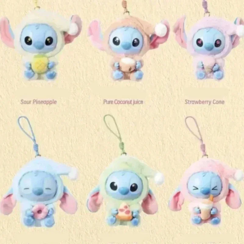 Seria Blind Box Vinyl Stitch 2025 \"Jeszcze coś zjeść przed snem\" - pluszowa zawieszka, urocza lalka, tajemnicze pudełko z zabawką, prezent dla dorosłych