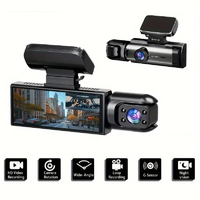 Dual Lens Dash Cam FHD 1920*1080P Car DVR Dash Camera Cabin Dashcam Vehicle Video Drive Recorder Interior Mini Dvrs Black Box