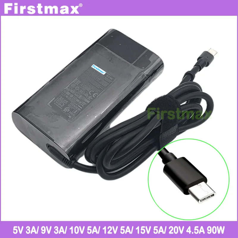 90W USB-C TYPE-C Slim AC Adapter Charger for HP Elitebook 1040 G5 904144-850 TPN-DA08 904082-003 ADP-90FE B Power Supply