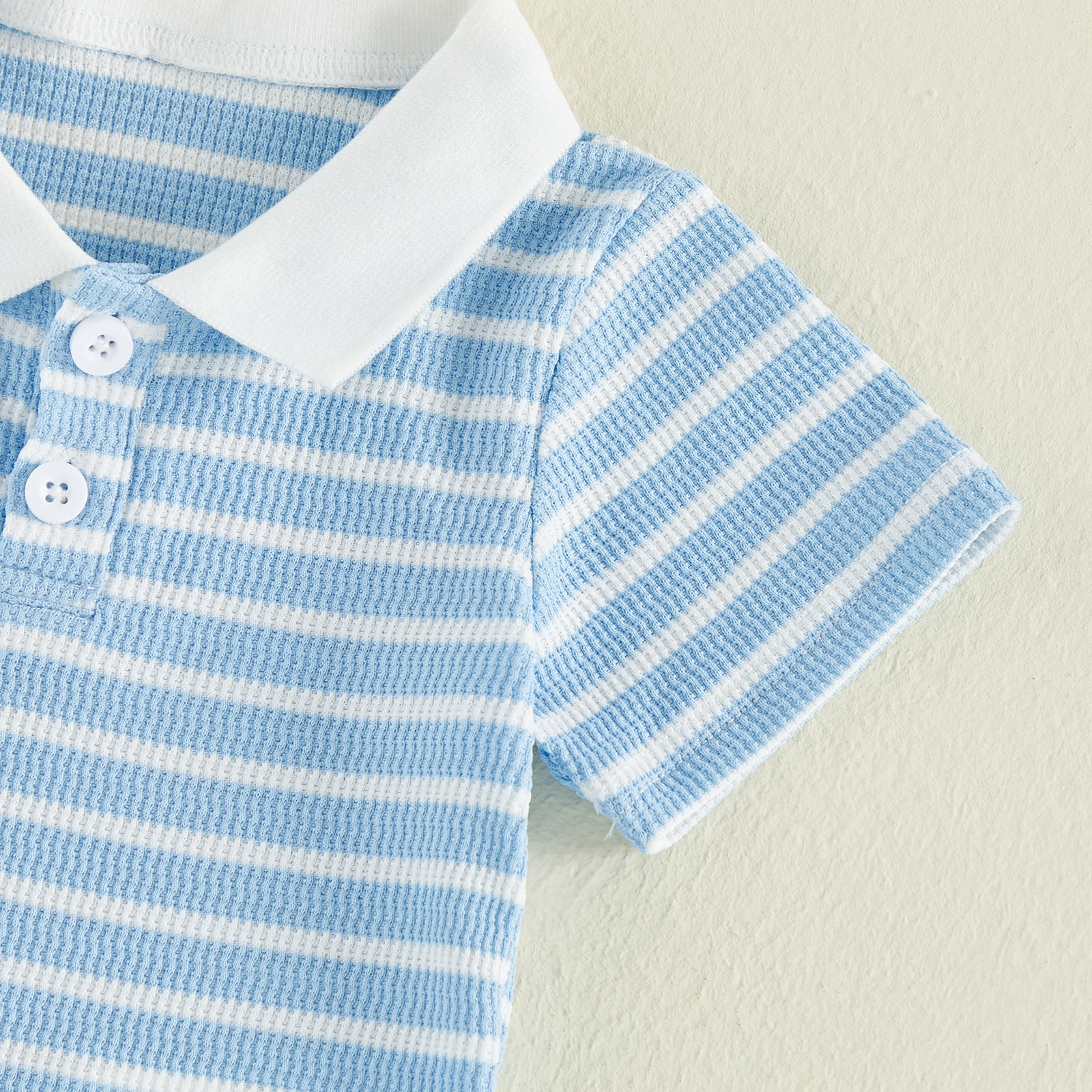 1-4Y Toddler Baby Boys Summer Outfit Fashionable Whale Embroidery Short Sleeve Striped t Shirt Tops with Shorts 2Pcs Boys Set