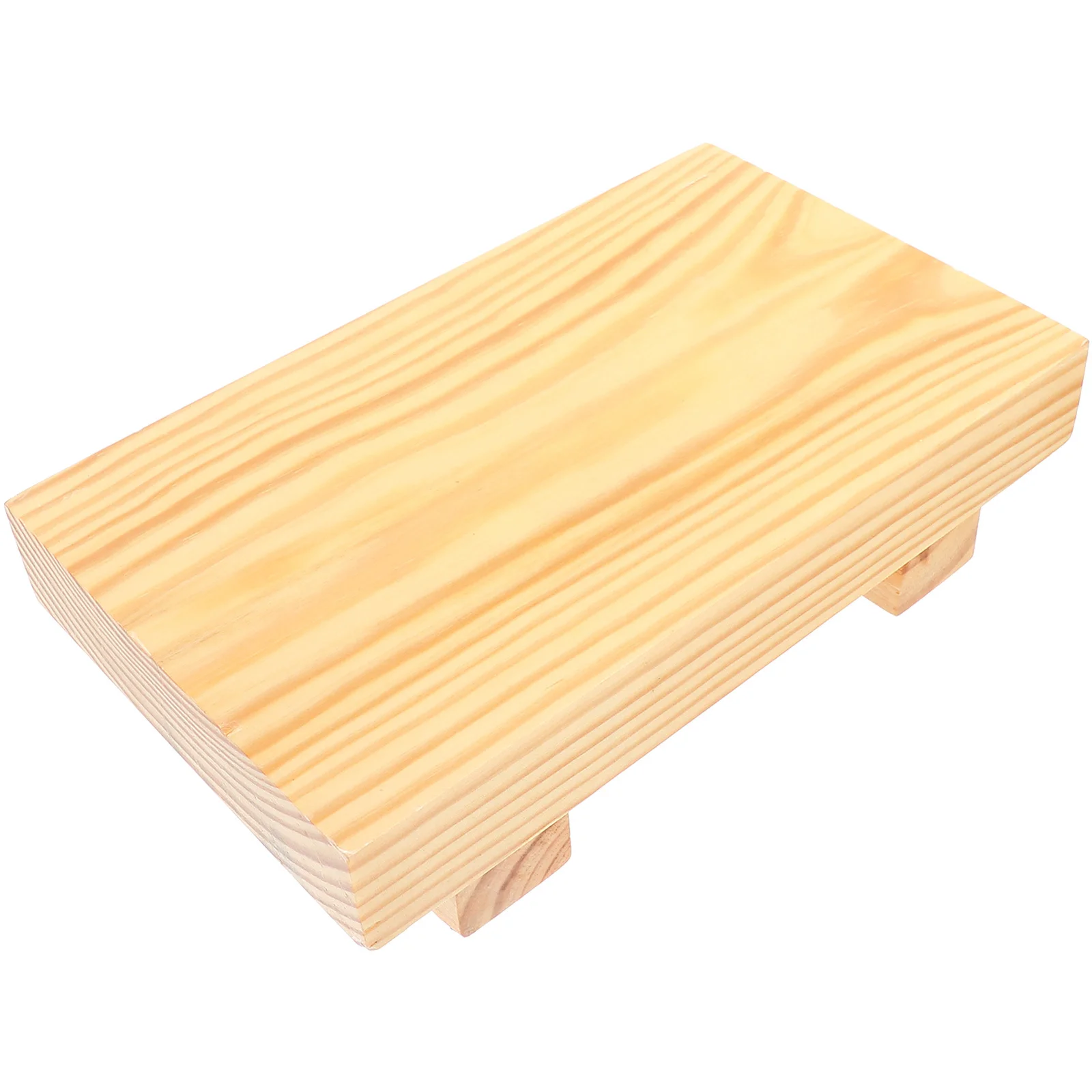 

Japanese Style Sushi Plate Bamboo Food Tray Sturdy Sashimi Board Non-Toxic Surface Perfect for Breakfast Dinner Table Service