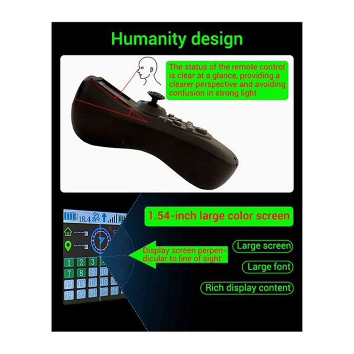 New One-Hand Transmitter 12V 24V Large Power Receiver RX40G Wireless Remote Control B36A