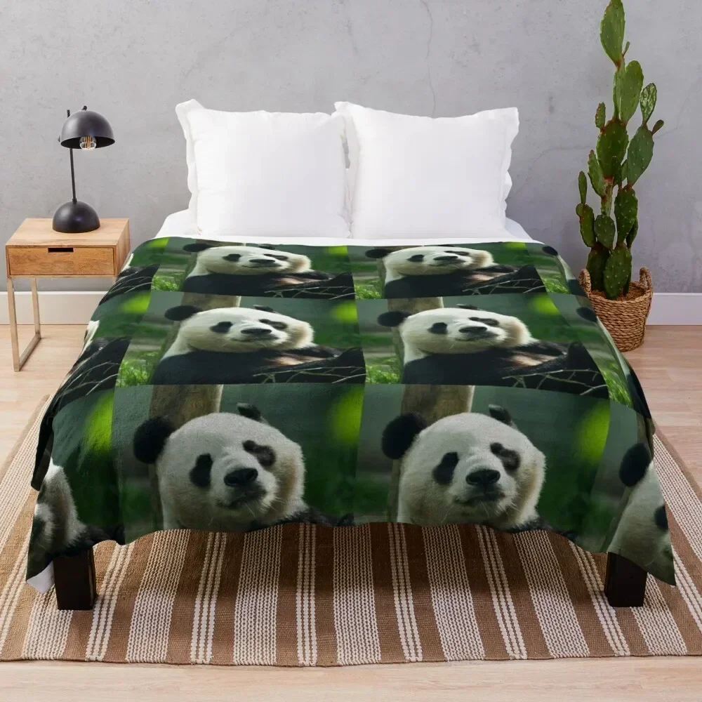 

Sunshine the Panda Throw Blanket All Weather Soft Throw Blanket for Sofa