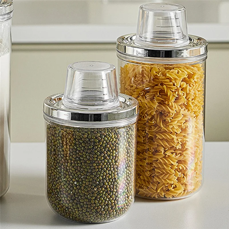 

【Party-Decoration】Kitchen Storage Jars Household Food Grade Insect And Moisture-Proof Sealed Jars With Lids Large Capacity Rice
