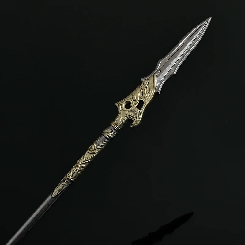 22 سنتيمتر/8.66in حراس دافنغ سلاح انس كامل المعادن سيف ساموراي نموذج لعبة الأجهزة الطرفية سطح المكتب زخرفة ألعاب للأولاد الهدايا #3