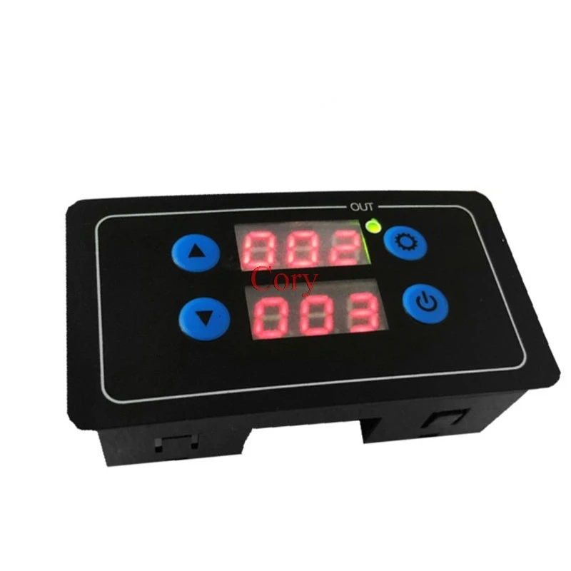 1Pc 0.1s - 999h countdown timer programmable cycle control module, time relay 5V12V24V 110-220V Time delay board digital 1NO 1NC