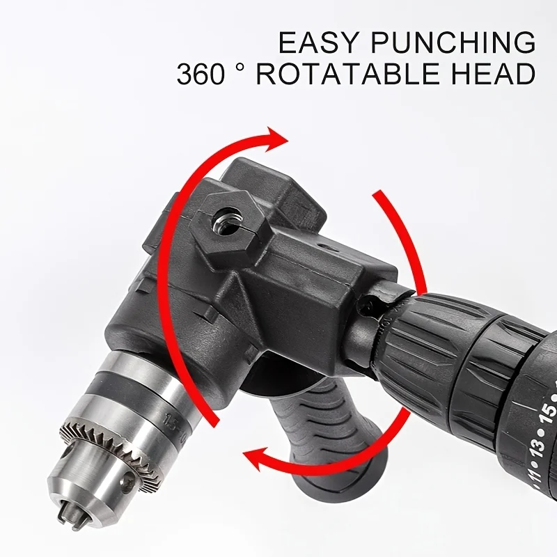 

Multi functional handheld drill 90 degree cornerturningdeviceelectric universalscrewdriver cornerturning dril screwdriver head