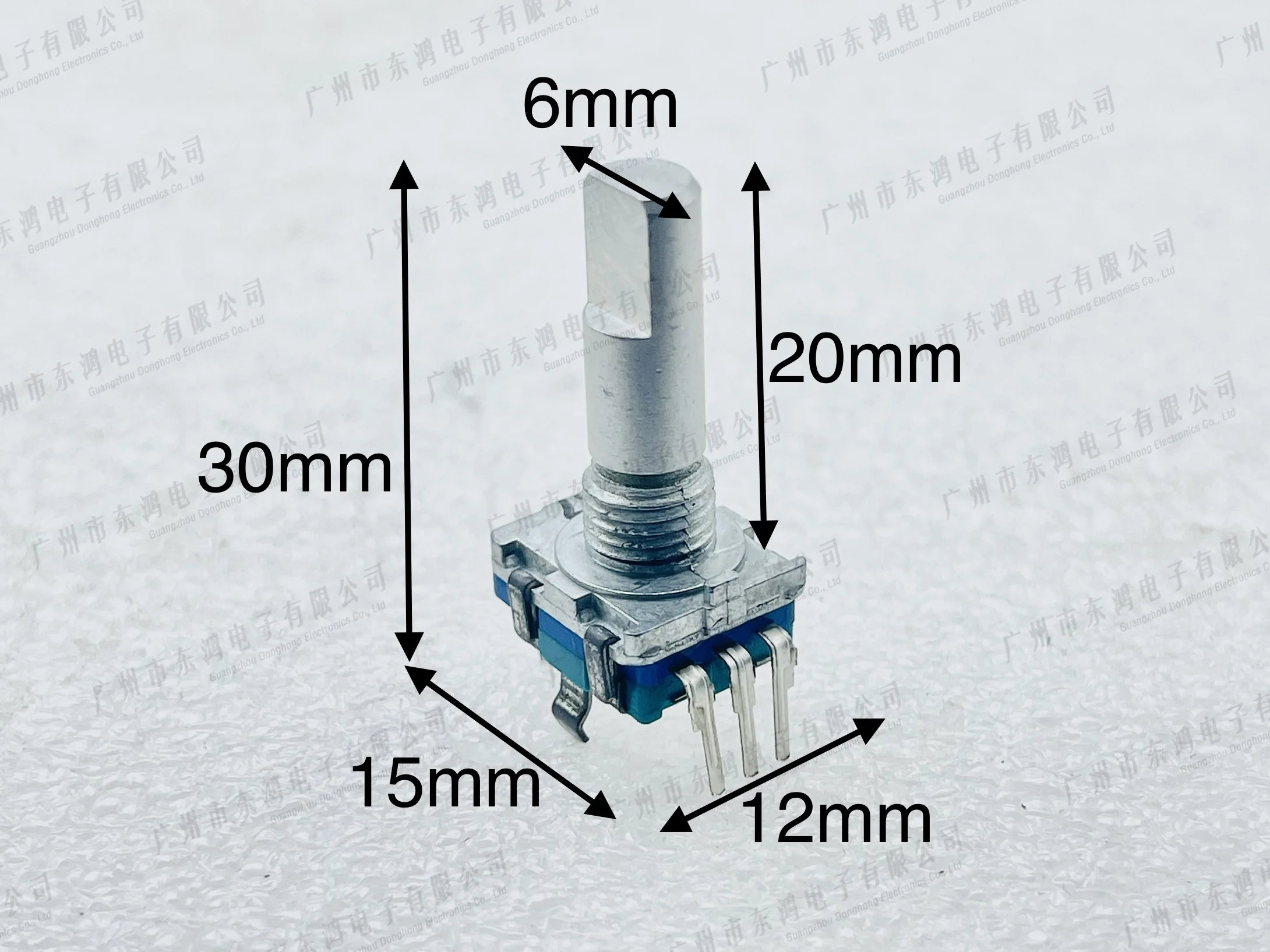1PCS South Korea EC11 encoder 20 positioning belt by switching audio digital potentiometer shaft length 20mm
