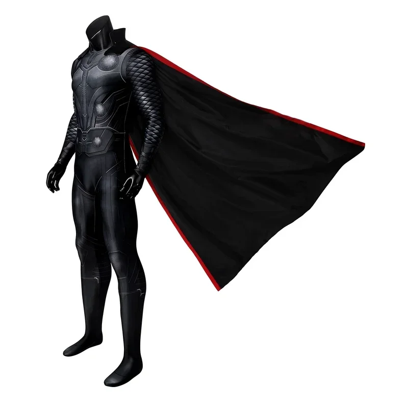 الكبار إنفينيتي الحرب إله الرعد ثور بذلة تأثيري حلي هالوين حفلة تنكرية طباعة Zentai ارتداءها