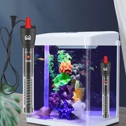 25W/50W 200W/300W Aquarium Fish Tank Heater Heating Rod Digital Water Heating Rod Submersible Fish Tank Heater Heating Fish Tank