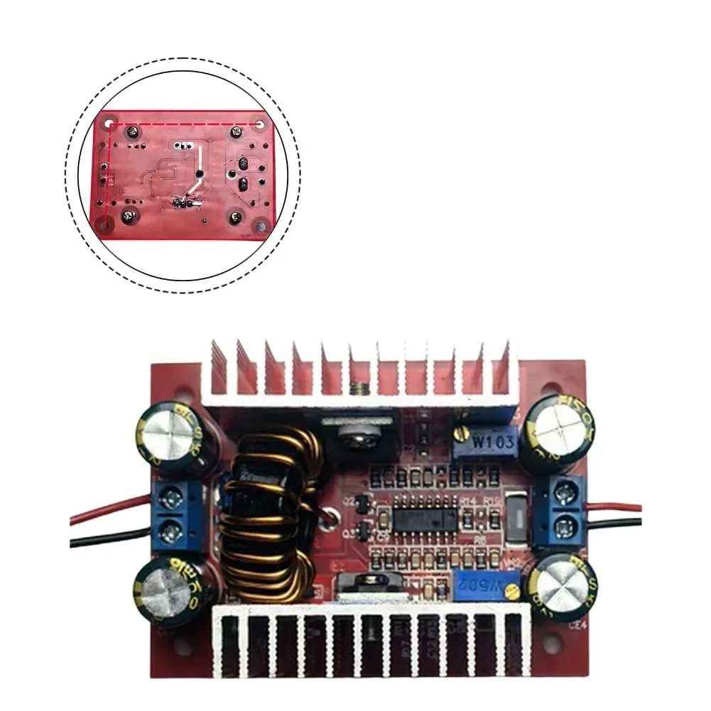 Solar Energy Boost Converter Module 8.5V To 66V Adjustable Output 12A Power Board For Renewable Energy Projects