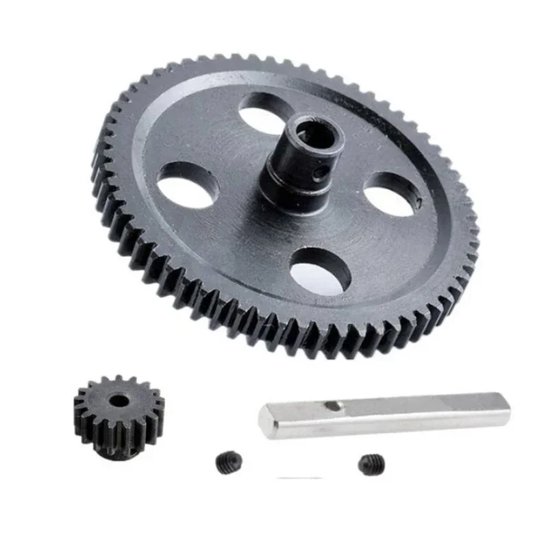 Wltoys 1:12 12428 12423 12429 FY-03 Off-road Vehicle Remote Control Car Metal Center Reduction Gear 62T+17T Motor Gear Accessori