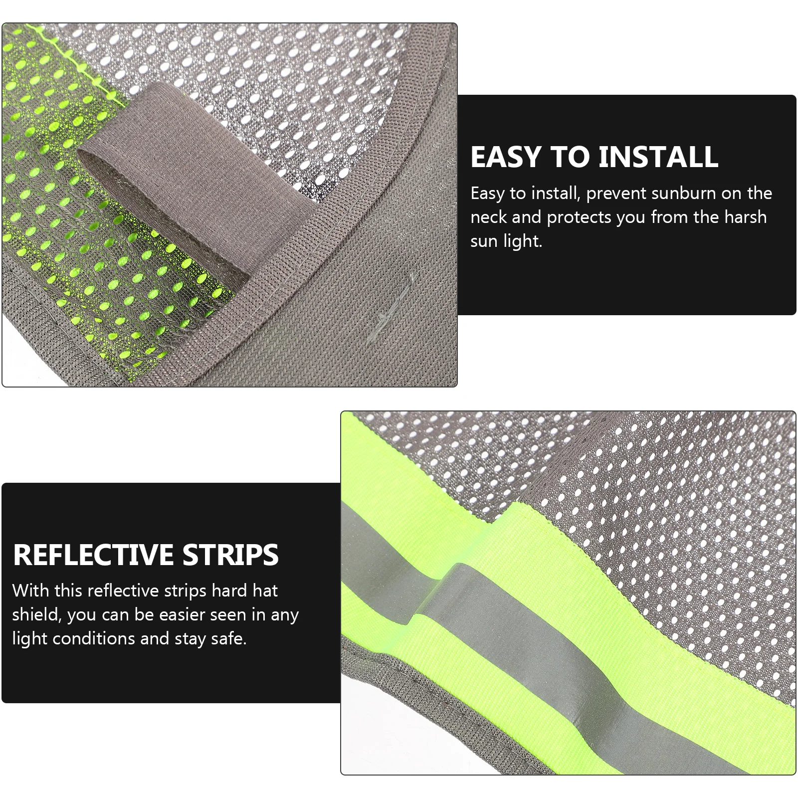 Sensorlicht Vizier Hoedhoes Reizen Babymutsje Rand Polyester Oplaadbare schaduw voor hard