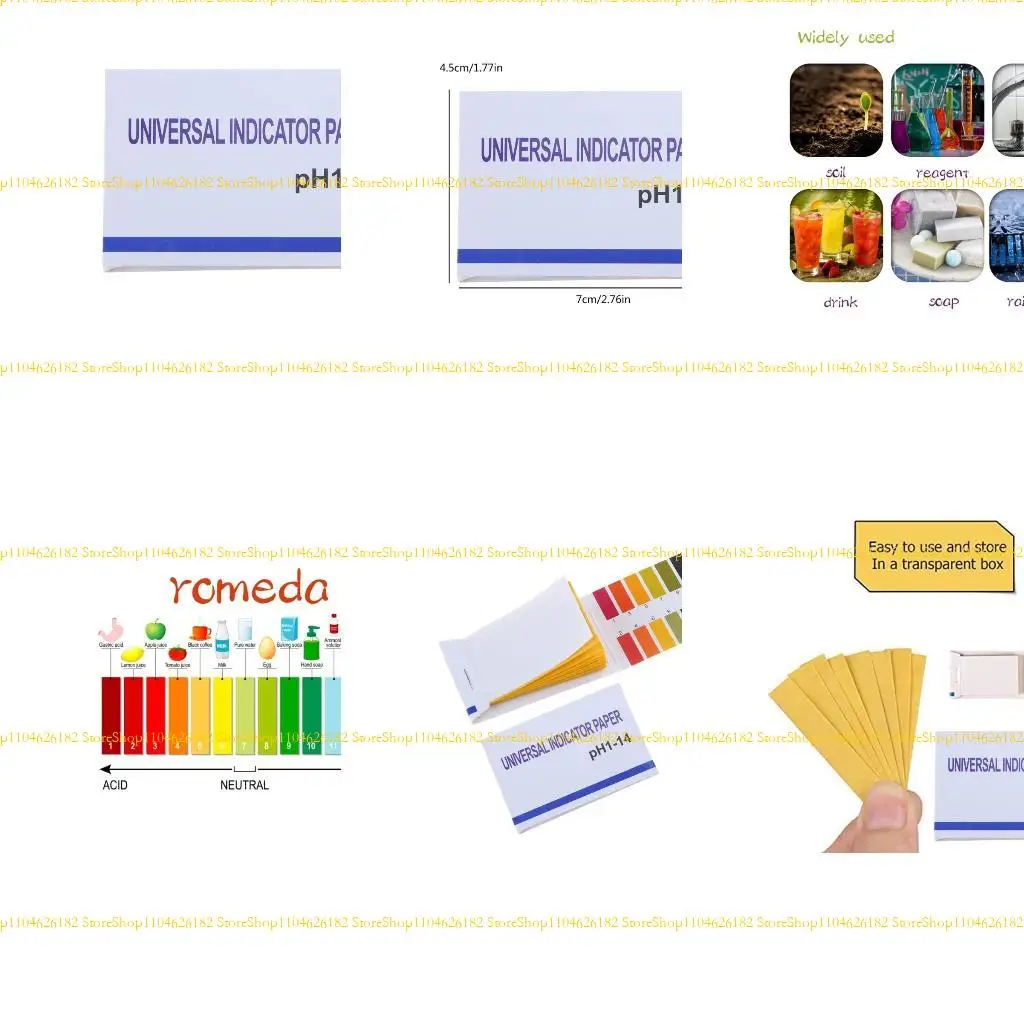 Q2Q4 Alkaline Acid Litmus Test Paper Metertesting Tool