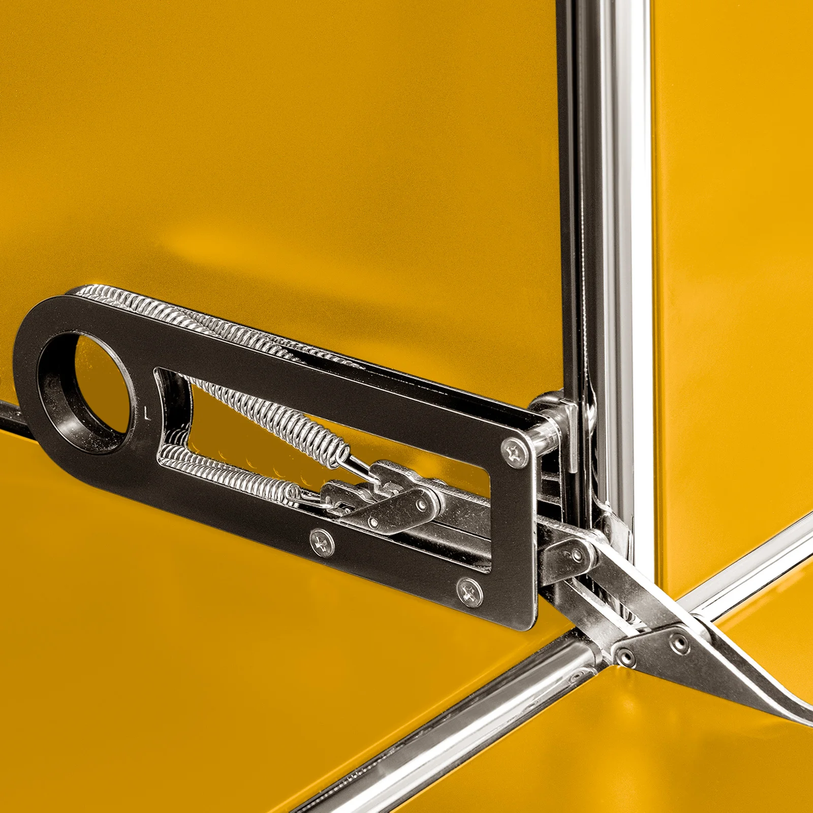 خزانة خزانة جانبية، خزانة هالر، رف تخزين، أثاث وحدات، لوح معدني من الفولاذ المقاوم للصدأ، خزانة غرفة المعيشة - بدون مفاتيح