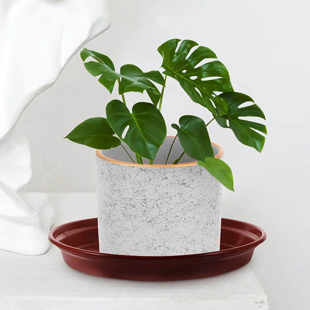 

20pcs Plant Saucer Plastic Round Drain Tray For Indoor Outdoor Plants Flower Pot Water Catcher Bonsai Accessories