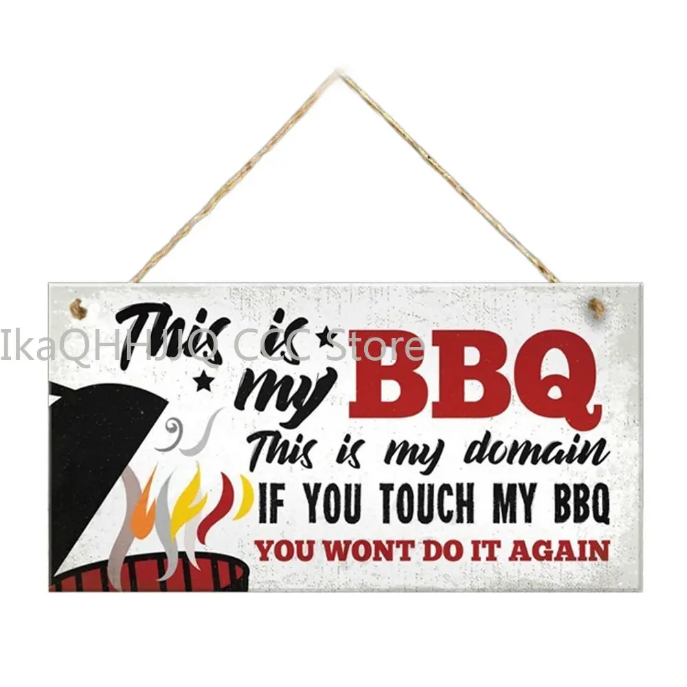 Reminder Signs Door Sign New Design Wood BBQ Party Signs Door Plate Hotel Bulletin Board Office