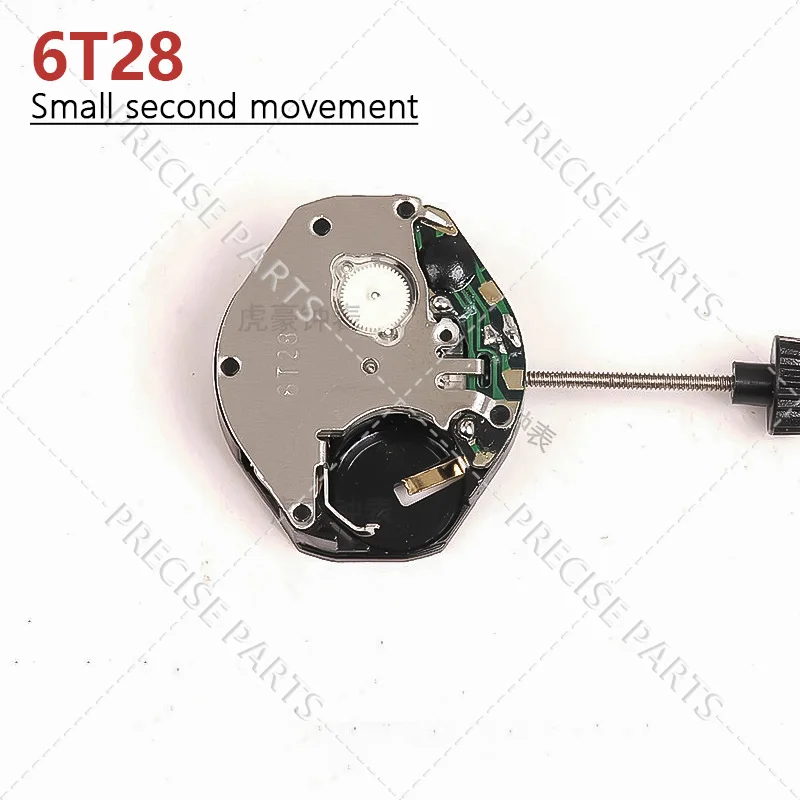 Watch Movement Accessories 6T28 Quartz Movement 6 o'clock Position Small Second Movement Quartz Movement ﻿