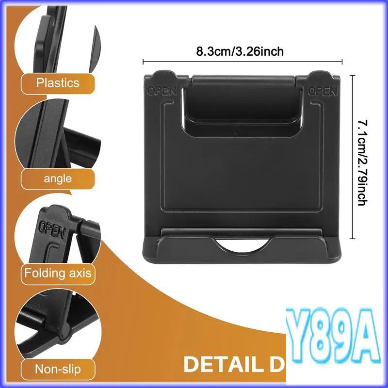 GO-Tablet Support de bureau Portable Double Support pliant adapté pour Iphone Ipad Samsung Huawei Support de tablette