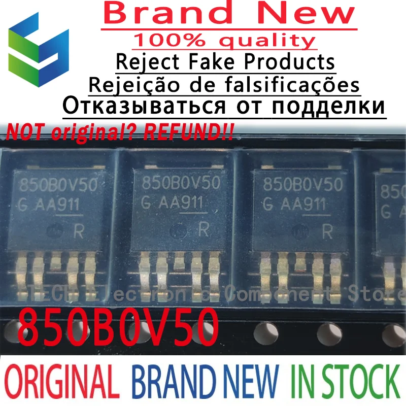 

5PCS-20pcs/lot Original TLS850B0TEV50ATMA1 TLS850B0TEV50 850B0V50 TO-252-4 New and Genuine