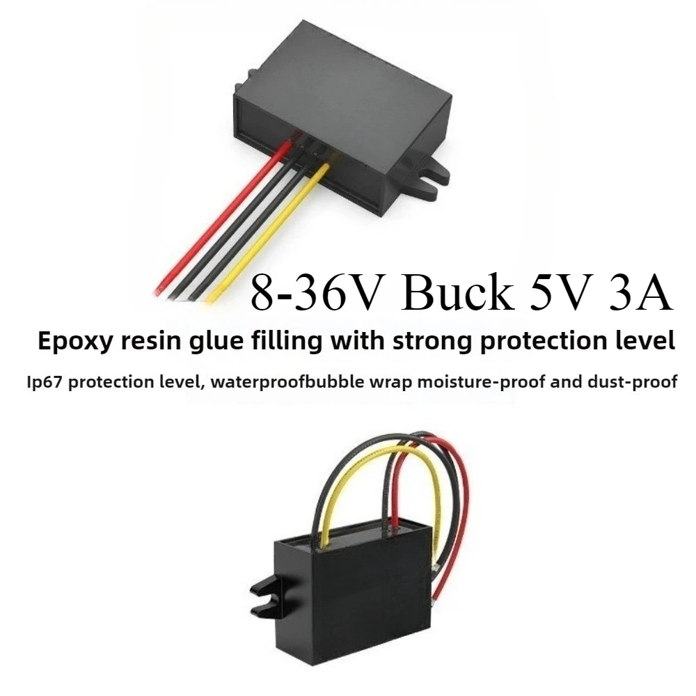 

8-36V Buck 5V 3A DC DC Power Converter Step down Power Supply Module 12V24V to 5V 9V for Car LED Display