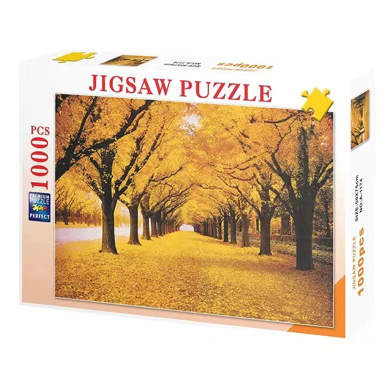 

Funny 70*50cm Puzzle 1000 Pieces Tube Scenery Puzzles Toys For Children Learning Education Brain Teaser Assemble Toy Games