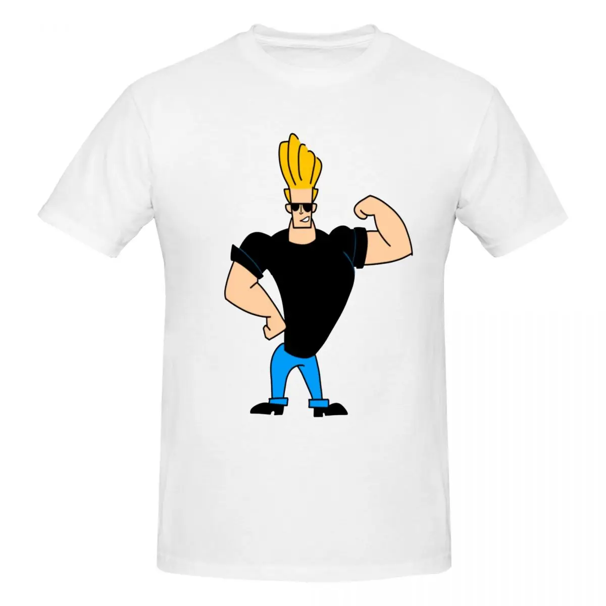 Johnny 2024 Cartoon Bravo Crazy Bravo T Shirts Graphic Y2K Pops Short Sleeve Mens Women T Shirts Tops