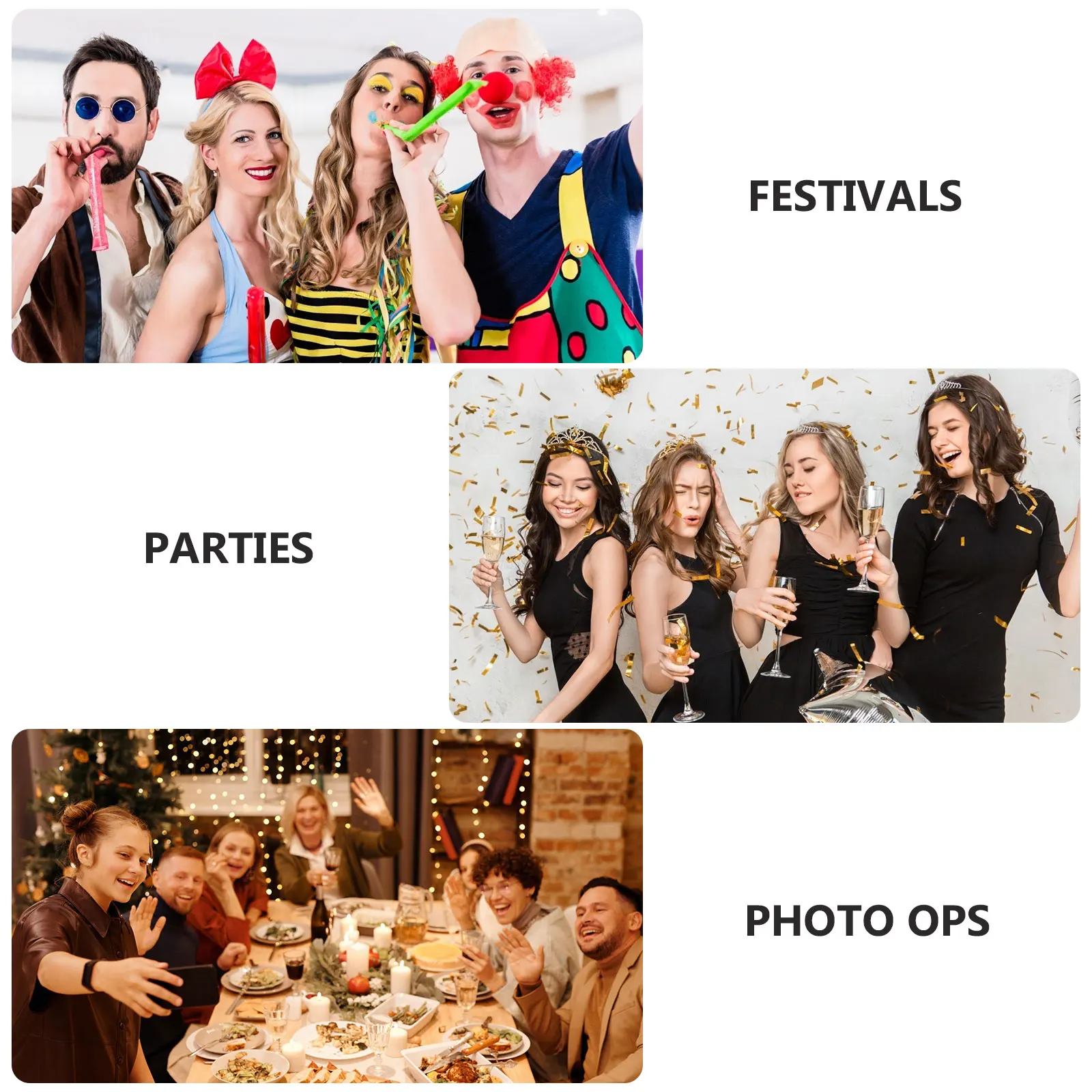 

2Pcs Xmas Balls Tree Headbands Party Hair Decor Christmas Performance Costume Festival Hairband Party Headdress