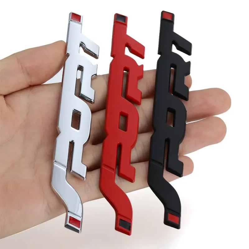 Car Accessories Sticker Styling Metal 3D Chrome Black Auto Car Trunk Racing Sport Word Letter Logo Emblem Badge Decal Sticker