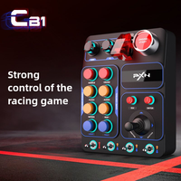 PXN CB1 Simulation Racing Central Control Box Multifunctional Key Control Box RGB For EURO Truck Simulator Racing Game Accessory