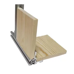 1PCS European standard  aluminum profile laminate holder, side plate fixing part, flush marine  bracket in shelf groove