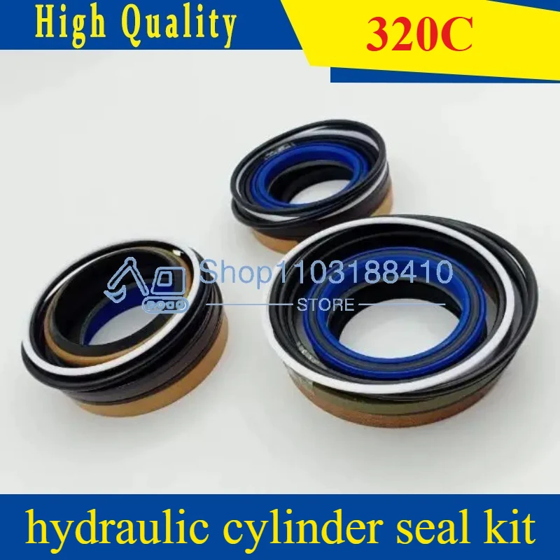 

For Caterpillar CAT Hydraulic Cylinder Seal Kit320C CAT320C 137-3763 350-0970 BOOM ARM BUCKET CYLINDER SEAL KIT 1373763 3500970