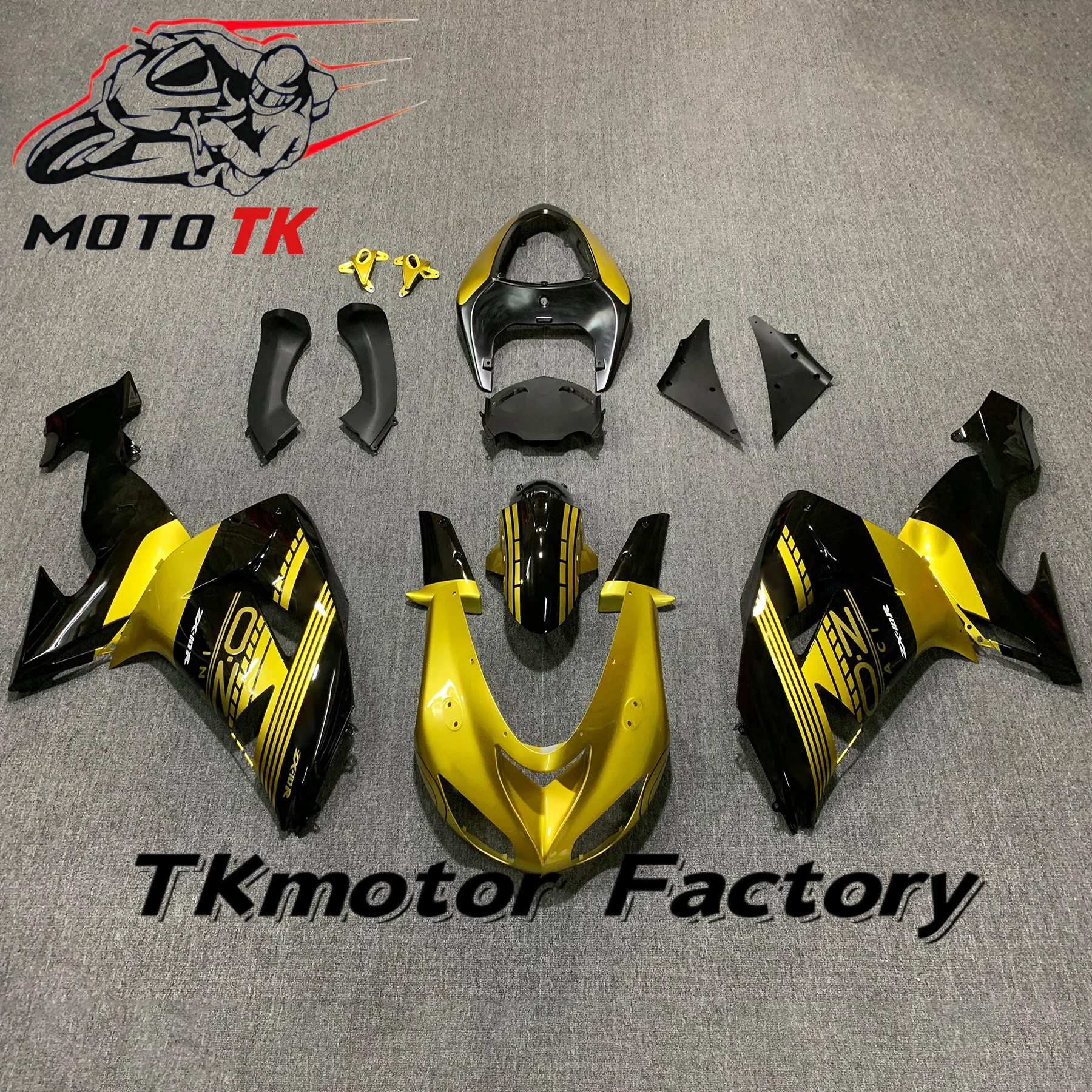 

Комплект обтекателя мотоцикла для Kawasaki ZX10R 2006 2007, полный комплект обтекателей, обтекатель кузова, комплект обтекателя кузова, прочный