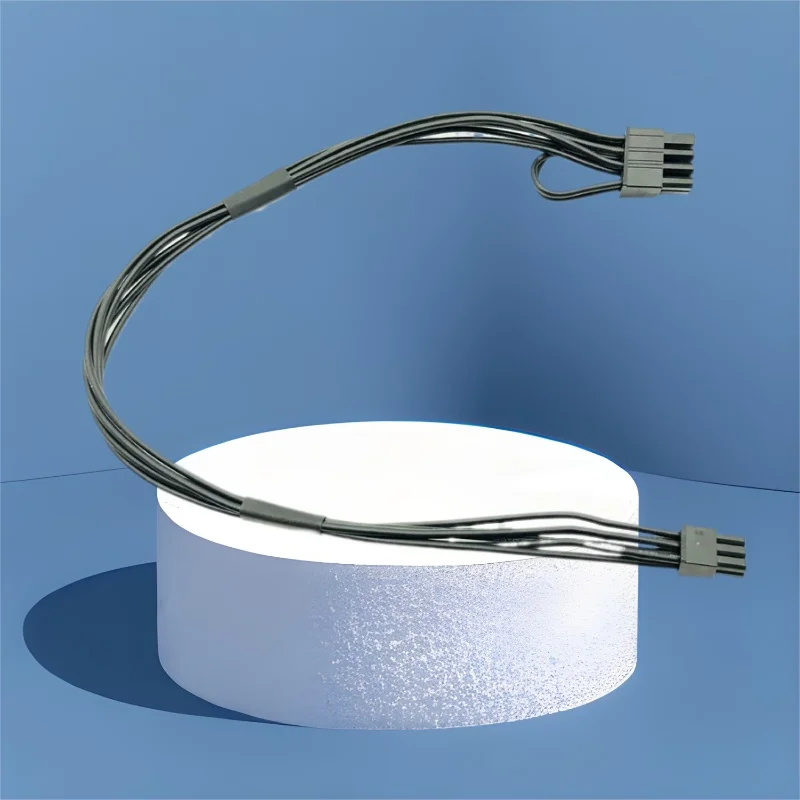 35cm NEW 18AWG Mini 6Pin to 6+2 8Pin PCIe Video Card Power Cable for Mac Pro G5 Tower Graphics Card Power Supply Extension Cable