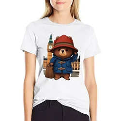 Paddington Bear in London T-shirt summer clothes hippie clothes T-shirts for Women