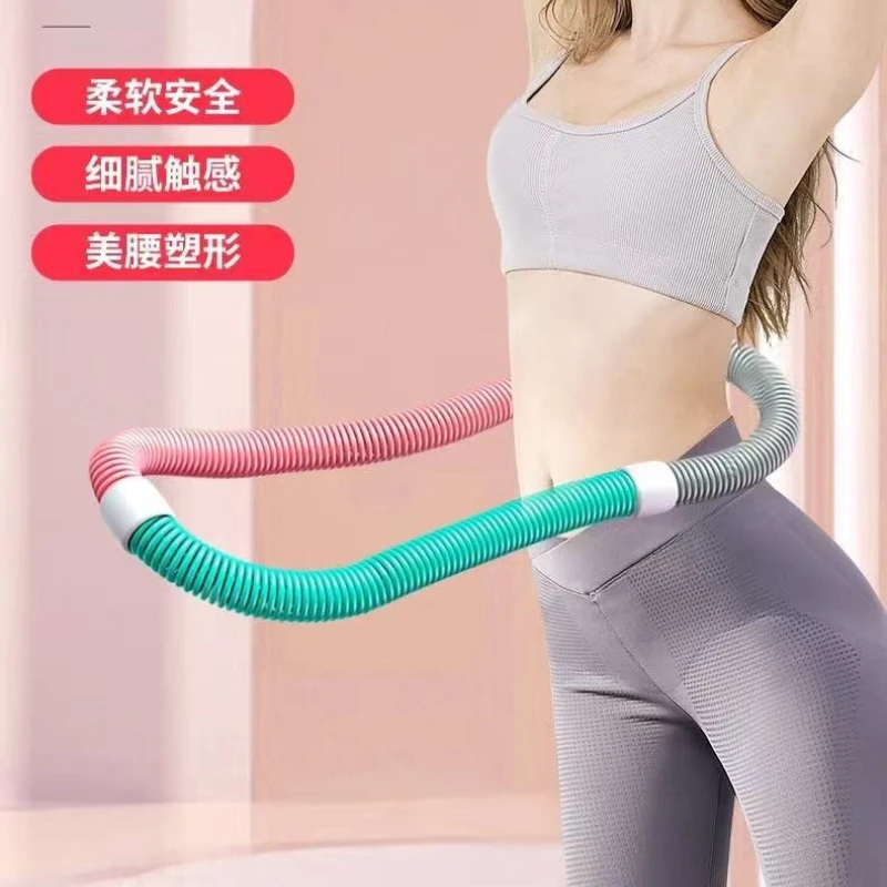 

Обруч для упражнений на талию, пружинный обруч для укрепления талии без вреда, инструмент для похудения живота, обруч для похудения