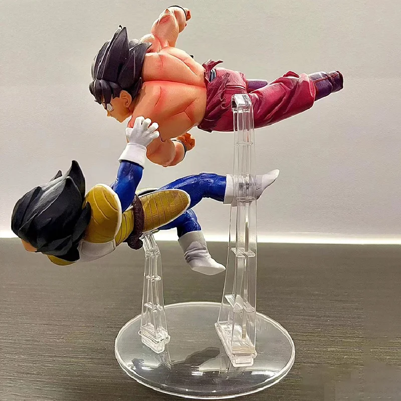 Anime Dragon Ball Z Kaiouken Goku Vs Vegeta Figuur Super Saiyan Son Goku Actie Beeldje Pvc Standbeeld Collection Model Speelgoed Geschenken