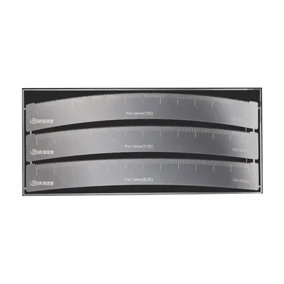 Ustar UA-92604/92605 مسطرة مسافة بفتحة محفورة مسطرة سطح القوس المحفور أدوات بناء نموذج التجميع #6