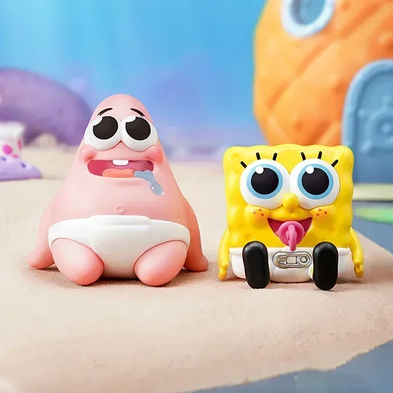 POP MART Spongebob Best Friends Series Genuine Blind Box Mystery Box Guess Bag Toys Doll Cute Anime Figure Desktop view 6