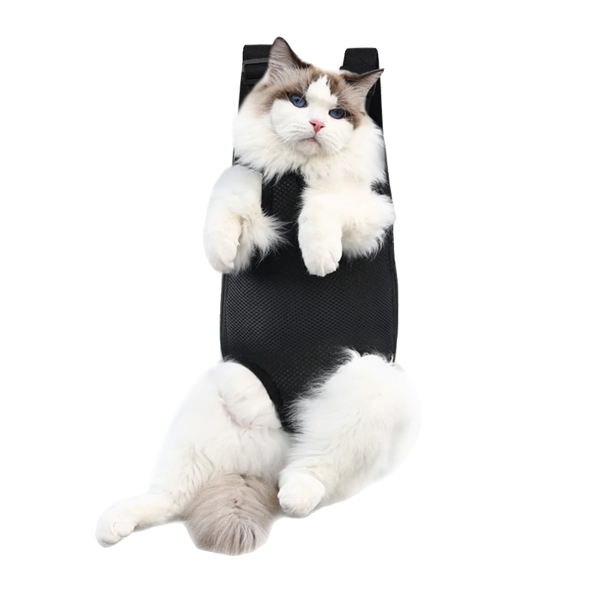 Pet Out Double Shoulder Chest Double Shoulder Strap Breathable Portable Four-Foot Takeout Bag Small Dog Cat Universal